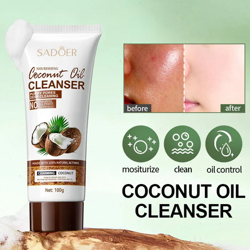 **SADOER SD42828 Coconut Oil Brightening Face Wash**
