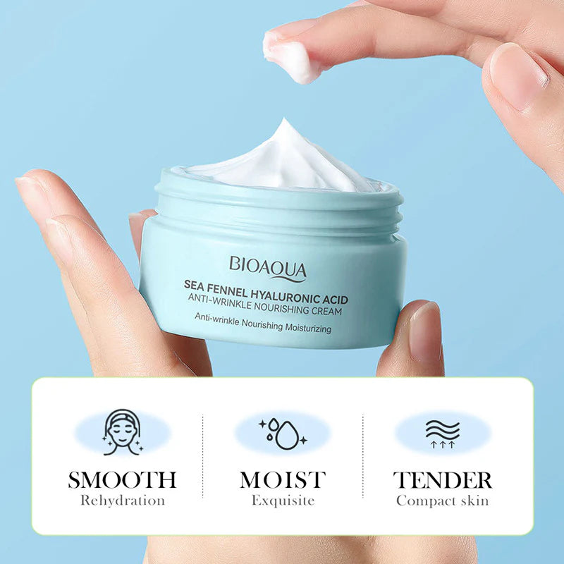 **BIOAQUA Sea Fennel Hyaluronic Acid Anti-Aging Face Cream 60g**