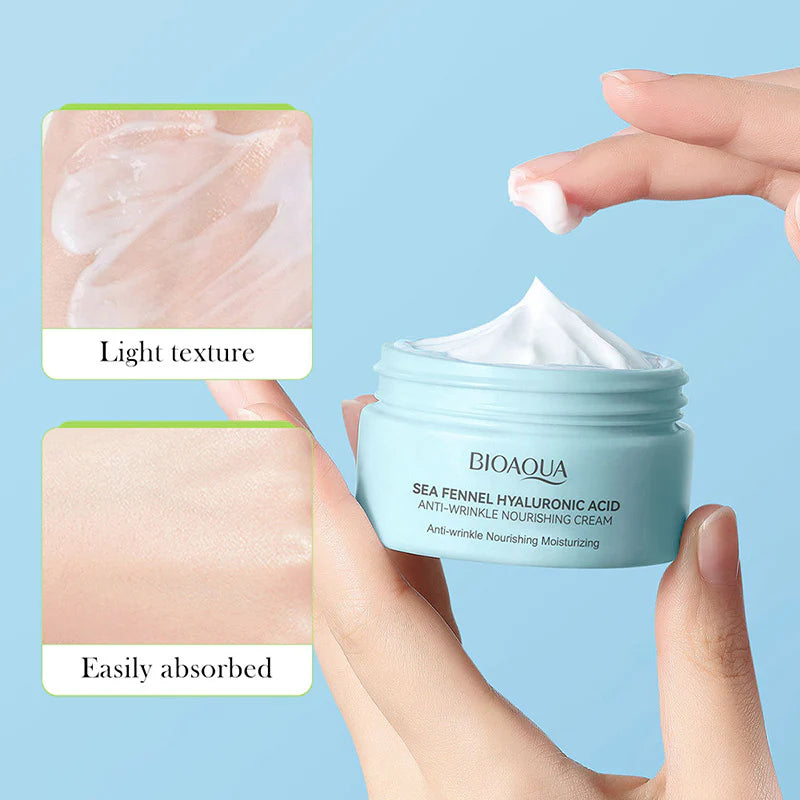 **BIOAQUA Sea Fennel Hyaluronic Acid Anti-Aging Face Cream 60g**