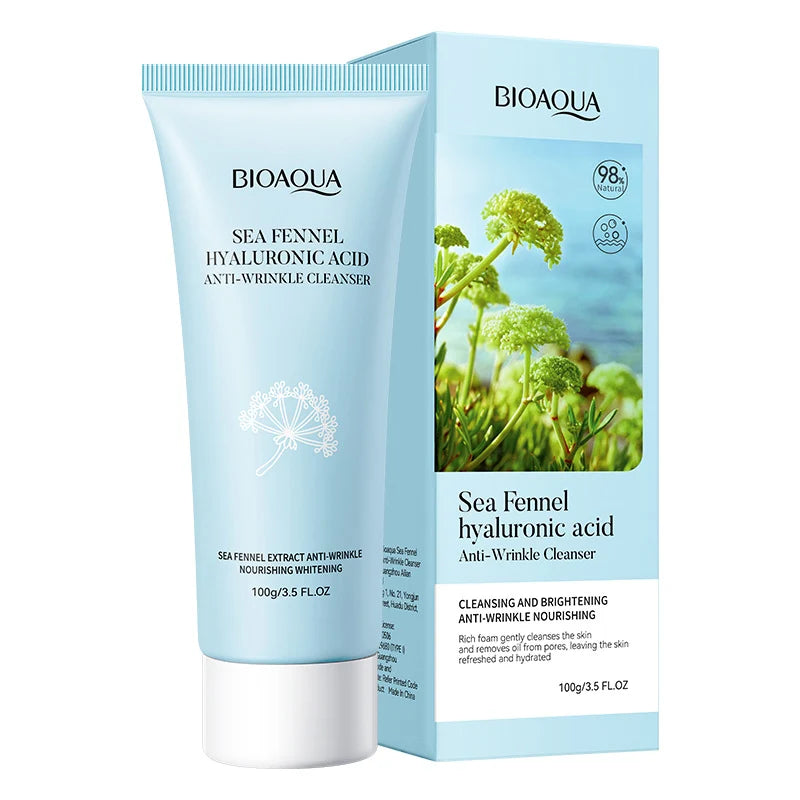BIOAQUA Sea Fennel Hyaluronic Acid Face Wash 100g