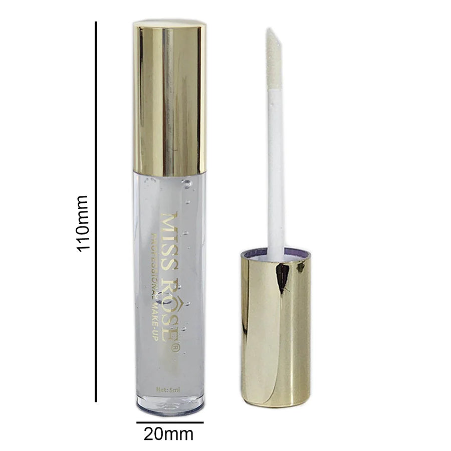 **Miss Rose Transparent Shine Lip Gloss 5ml**
