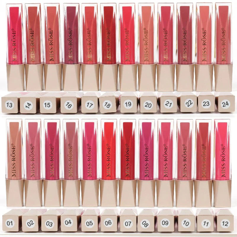 Miss Rose 6 PC Hydrating Moisturizing Lip Gloss Set
