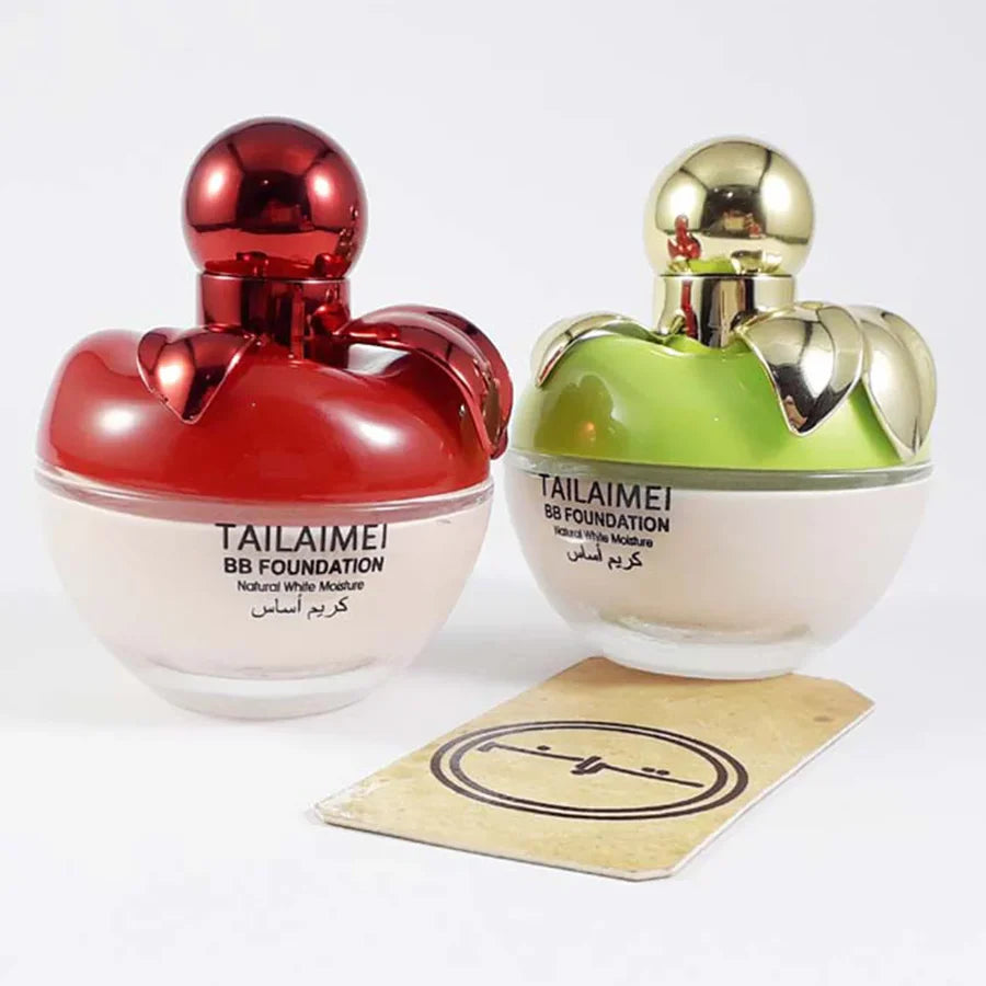 TLM Apple BB Foundation Natural White Moisture Cream Foundation 40ml Red