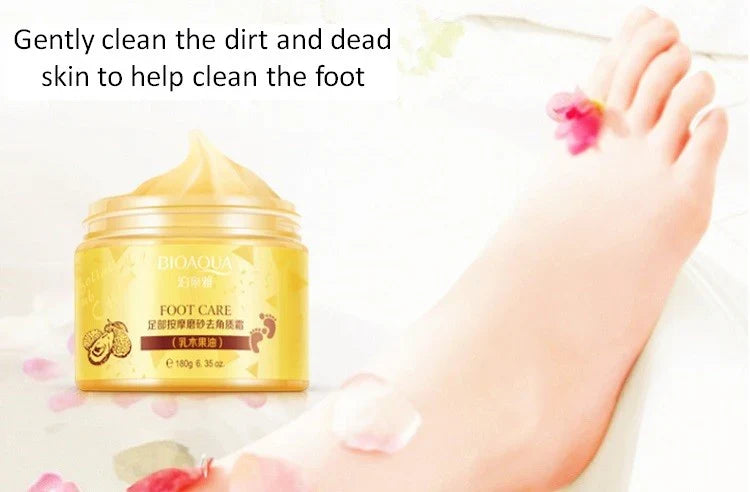 **BIOAQUA BQY7151 Shea Butter Foot Scrub Cream 180g**