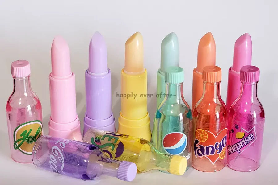 **3PCS Coca Cola Lip Balm & Clear Lip Primer Set**