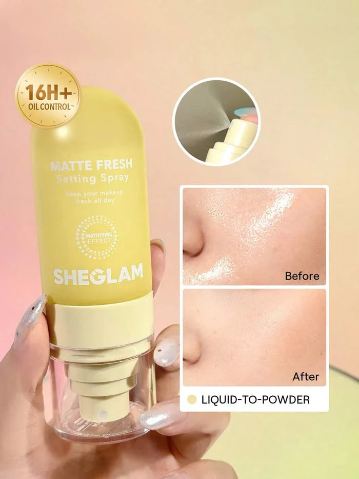 SHEGLAM Lock'D In Setting Spray Mattifying Effect Quick