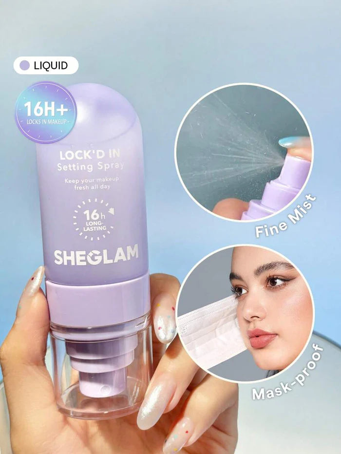SHEGLAM Lock'D In Setting Spray Mattifying Effect Quick