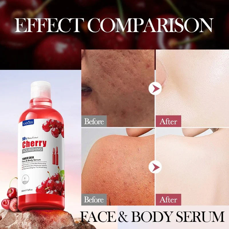 SADOER Cherry Smooth Skin Face & Body Serum 500ml