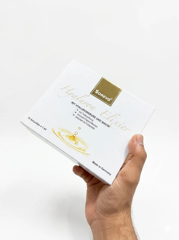 **SOREVO Hyaluron Elixir Ampoules Serum (30 × 1ml)**