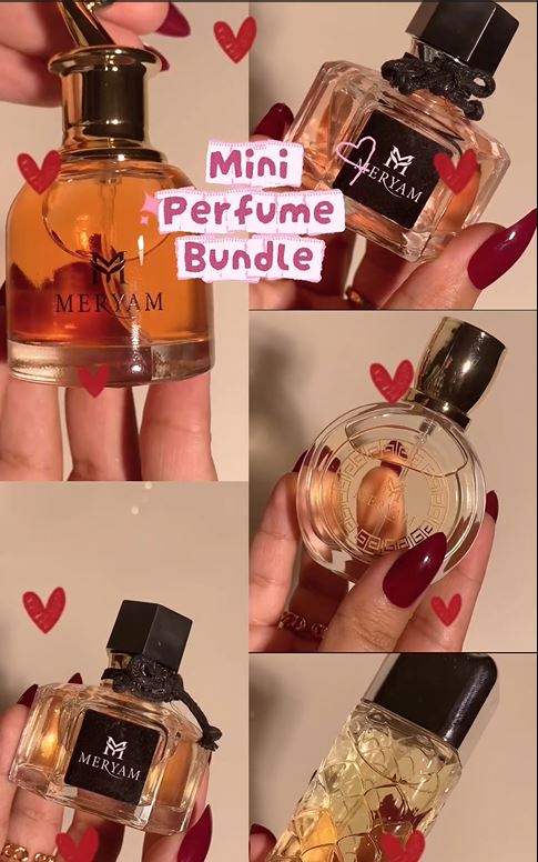 Mini Perfume 5pcs Bundle Travel Size Mini Perfume & Cologne