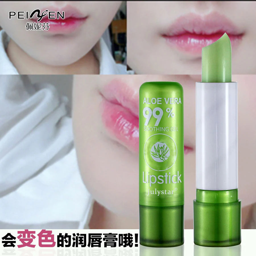 **JulyStar Aloe Vera Moisturizing Lip Balm & Lipstick 3.4g**