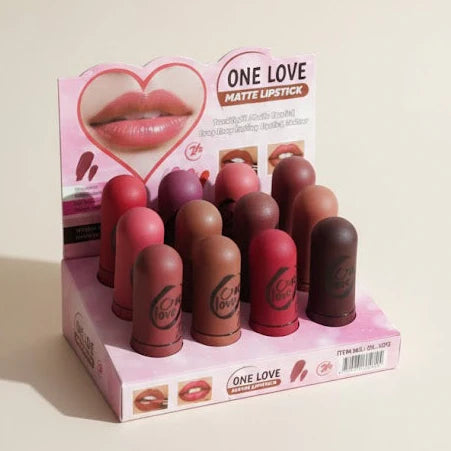 One Love Matte Lipstick - 12-Piece Multi-Shade Collection