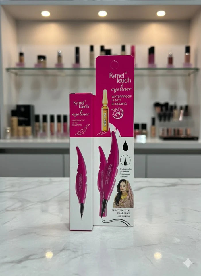 Kymei Touch Waterproof Eyeliner - Feather-Tip Liquid Liner