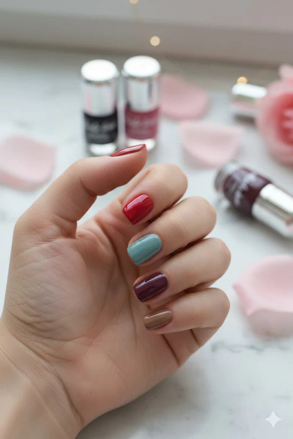 Mode Love Pack of 24 Blossom Vitamin Nail Polish Collection Permenant Nail Polish