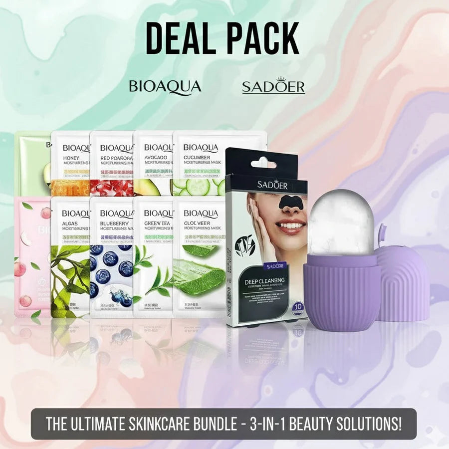 **Mega 3-in-1 Glow & Hydration Skincare Deal Pack**
