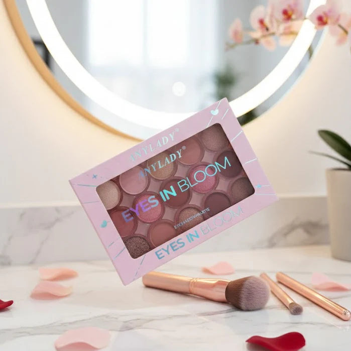 ANYLADY® "Eyes In Bloom" 21-Color Professional Eyeshadow Palette