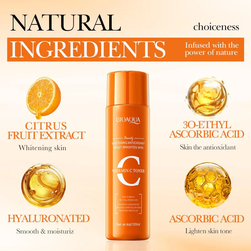 **BIOAQUA BQY18892 Vitamin C Brightening Face Toner 120ml**