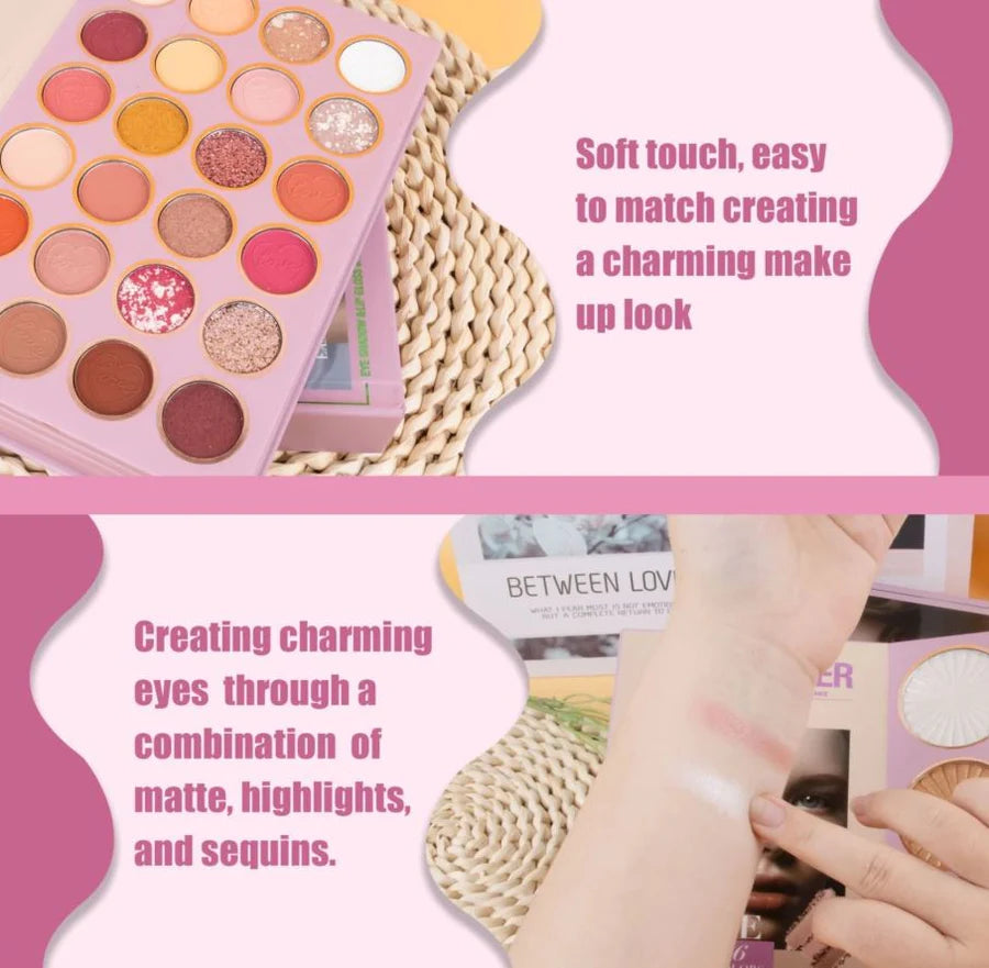 HUDAMOJI 5 PAGES ALL IN ONE MAKE-UP BOOK PALETTE